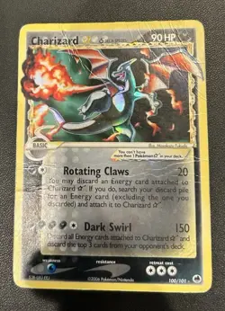 Pokemon Charizard Gold Star Delta Species 100/101 Dragon Frontiers Holo - Image 1