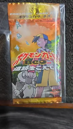 Pokemon Neo Discovery Crossing The Ruins Japanese Booster Pack Sealed - Image 1