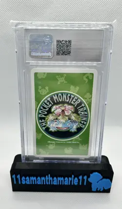 1996 Vaporeon Pokemon Playing Cards JPN Green Deck CGC 9 - Image 2