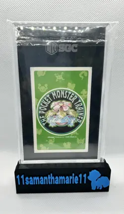 1996 Mewtwo Pokemon Poker Green Set Japanese SGC 7 - Image 2