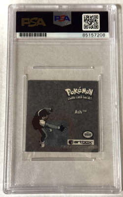 Veronica Taylor -Ash- PSA 10 Auto 1999 Artbox Pokemon Stickers Prism #PR20 - Image 2