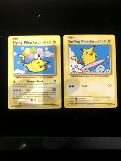 Pokemon TCG - Flying Pikachu & Surfing Pikachu Secret Rare Set XY Evolutions -NM - Image 1