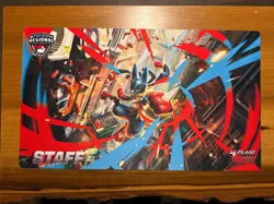 Pokemon TCG Regional Championship Exclusive STAFF Playmat Mega Lucario - Image 1