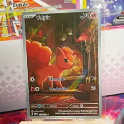 2025 Pokemon TCG Mega Evolution 138/132 Vulpix IR Illustration Rare - Image 1
