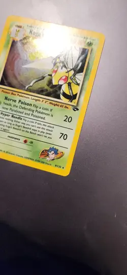 Pokemon TCG Koga's Beedrill Gym Challenge 9/132 Holo Unlimited Holo Rare - Image 3