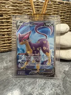 Pokemon TCG Liepard V Sword & Shield Chilling Reign 180/198 Ultra Rare [Mint/NM] - Image 1