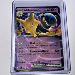 Alakazam ex 065/165 Scarlet & Violet 151 Double Rare Holo Pokemon TCG 2023 NM - Image 1