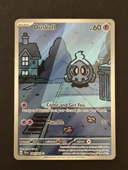 Pokemon Duskull 068/064 Sv: Shrouded Fable Illustration Rare Holo Basic 60HP - Image 1