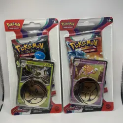 Pokemon TCG Scarlet and Violet booster pack blister lot of 2 - Image 1