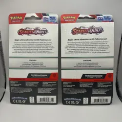 Pokemon TCG Scarlet and Violet booster pack blister lot of 2 - Image 2