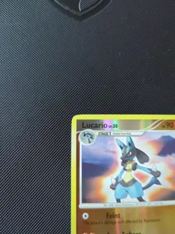 Pokemon TCG 2007 Lucario Reverse Holo Rare Diamond and Pearl 6/130 LP+ - Image 2