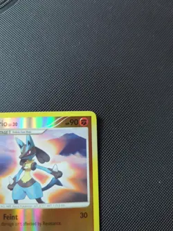 Pokemon TCG 2007 Lucario Reverse Holo Rare Diamond and Pearl 6/130 LP+ - Image 3