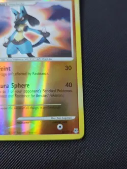 Pokemon TCG 2007 Lucario Reverse Holo Rare Diamond and Pearl 6/130 LP+ - Image 4