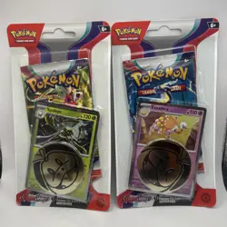 Pokemon TCG Scarlet and Violet booster pack blister lot of 2 - Image 1