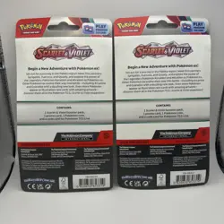 Pokemon TCG Scarlet and Violet booster pack blister lot of 2 - Image 2