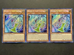 3x Mystical Elf White Lightning | Secret Rares | NM | Limited Edition | YuGiOh! - Image 1