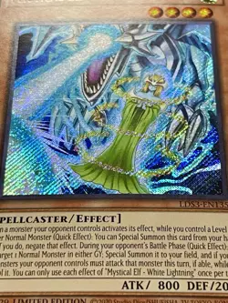 3x Mystical Elf White Lightning | Secret Rares | NM | Limited Edition | YuGiOh! - Image 4