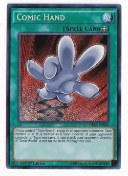 Yu-Gi-Oh! - Dragons of Legend 2 Comic Hand DRL2-EN026 Secret Rare 1st Edition - Image 1