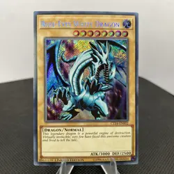 Yugioh Blue-Eyes White Dragon CT14-EN002 Limited Edition Secret Rare NM/EXZ - Image 1
