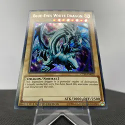 Yugioh Blue-Eyes White Dragon CT14-EN002 Limited Edition Secret Rare NM/EXZ - Image 5