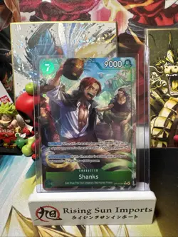 ONE PIECE TCG Shanks OP14-027 SR Alternate Art - The Azure Sea's Seven OP14 - Image 1