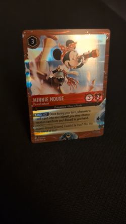 Disney Lorcana Minnie Mouse Pirate Lookout Cruise Promo 17/P3 Near Mint - Image 2