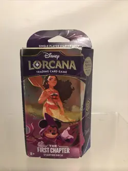 Disney Lorcana TCG: The First Chapter - Amber & Amethyst Starter Deck NEW 4050368981691 - Image 1