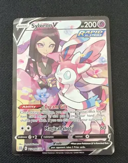 Sylveon V - TG14/TG30 - Ultra Rare - Brilliant Stars - Pokemon Card - NM/M - Image 1
