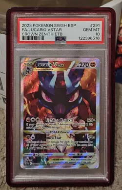 Lucario VSTAR SWSH291 SWSH: Sword & Shield Promo Cards Holo - Image 1