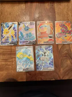 Lot of 6 Random Pokemon Cards-Jolteon, Vaporeon, Mamoswine, Oricorio, etc... - Image 1