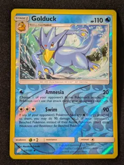 Golduck 27/181 - Sm Team Up Reverse Holo LP Pokemon TCG - Image 1