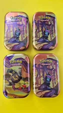 4 X Pokemon TCG Shrouded Fable Mini Tins Sealed - Image 1