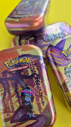4 X Pokemon TCG Shrouded Fable Mini Tins Sealed - Image 3