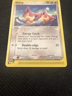 2003 Pokemon EX Sandstorm Skitty 79/100 Common - Image 3