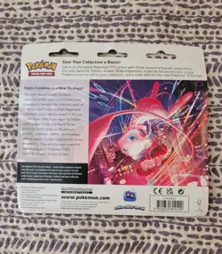 Lot of 2 Pokemon TCG Fusion Strike 3 Pack Blister Factory Sealed - Eevee - Image 4