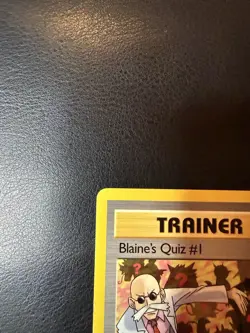 2000 Pokemon - Blaine's Quiz #1 - Gym Heroes Unlimited - #97/132 - Rare - LP - Image 4