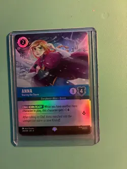 Disney Lorcana - Anna - Braving the Storm (Epic) - 218/204 - Fabled (Holo) - Image 1