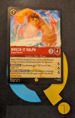 Wreck-It-Ralph - Raging Wrecker 103/204 Cold Foil Legendary Disney Lorcana EN 11 - Image 1