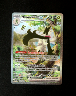 Pokemon Card TCG - Meowscarada EX 256/193 - Paldea Evolved - SIR - NM ⭐ - Image 1
