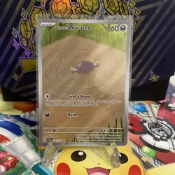 Pokemon TCG Paldean Wooper Scarlet & Violet Paldea Evolved Holo Card 221/193 - Image 1