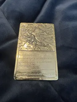 1999 Charizard Pokemon Trading Card 24K Gold Plated, Limited Edition Burger King - Image 3