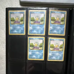 Pokemon Squirtle Base Set Card Lot, 5 Cards, English, 1999, Vintage - Image 1