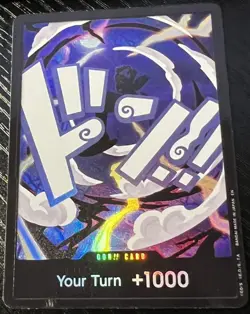 One Piece TCG DON!! Card (Gear 5 Luffy) PRB02 Foil - Image 1