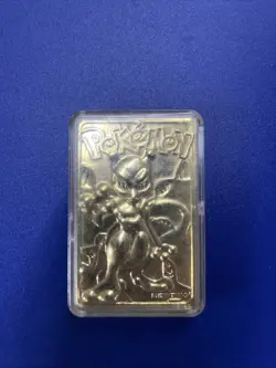 1999 Pokemon 23k Gold plated trading card Mewtwo Collectors - Image 1