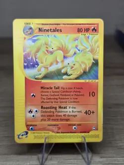 Pokemon TCG Ninetales Aquapolis Card 25/147 Rare Non-Holo E Reader - Image 1