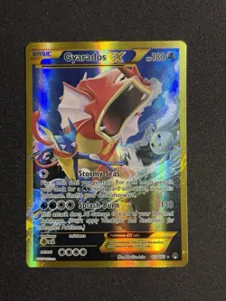 Pokemon Gyrados EX 2016 Full Art Secret Rare Card XY Breakpoint - Image 1