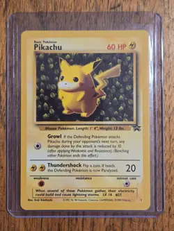 Pikachu Promo 1 WOTC Black Star Promo Card - Image 5