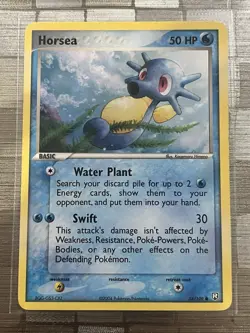 Horsea 58/109 Common EX Team Rocket Returns Pokemon Card - Image 1
