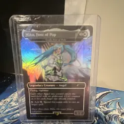 Magic: The Gathering Miku, Font of Pop 1586 Legendary Creature Angel Holo 2/2 - Image 1