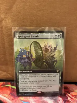 Springleaf Parade (Extended Art) Commander: Lorwyn Eclipsed Regular NM - Image 1